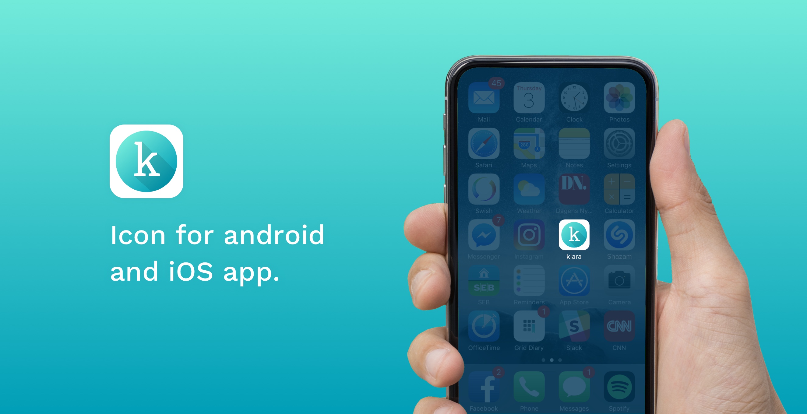 Klara Fastigheter android och iOS app ikon
