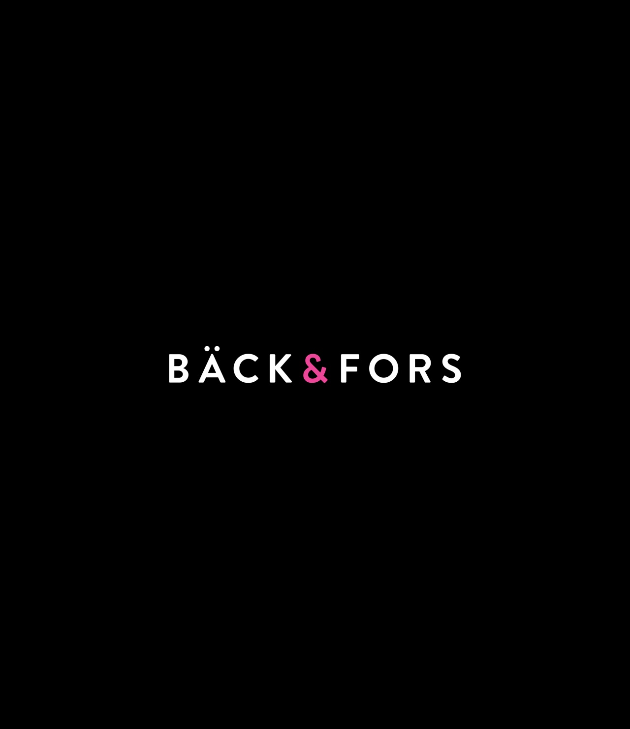 Logotyp förslag Bäck & Fors